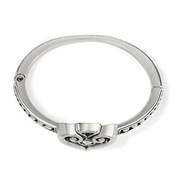 Alcazar Heart Glint Hinged Bangle