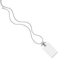 Aviator Badge Clip Necklace