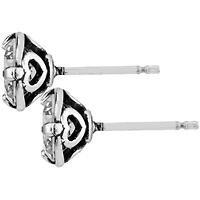 Brilliance 7MM Post Earrings