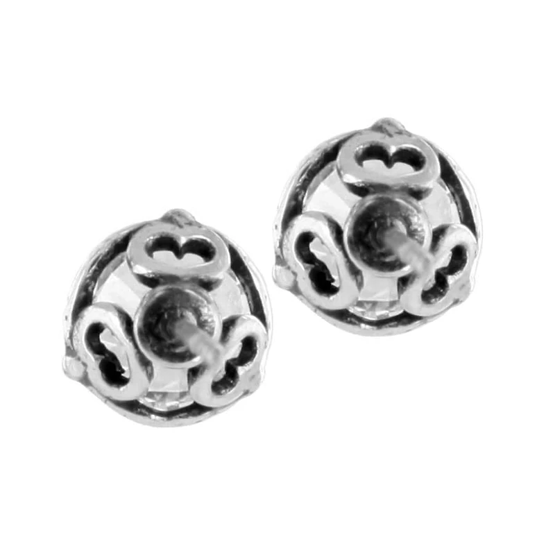 Brilliance 7MM Post Earrings