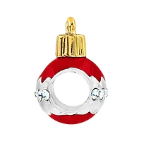 Christmas Round Ornament Bead