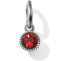 Dazzling Love Red Heart Charm Necklace