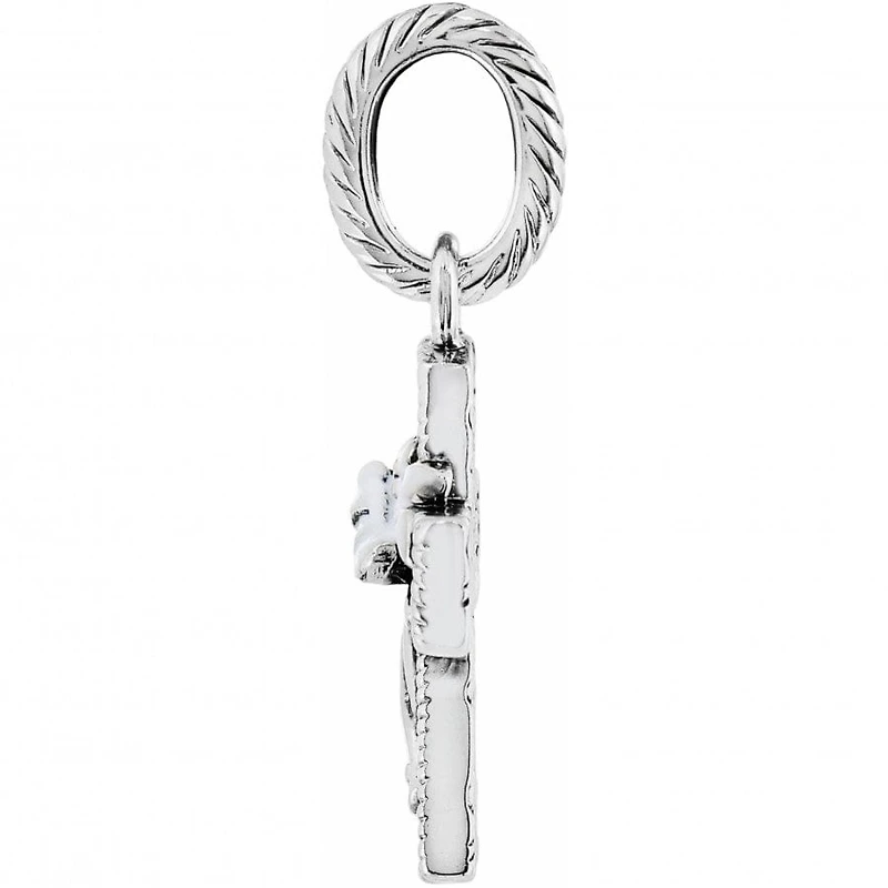 Easter Lily Cross Charm