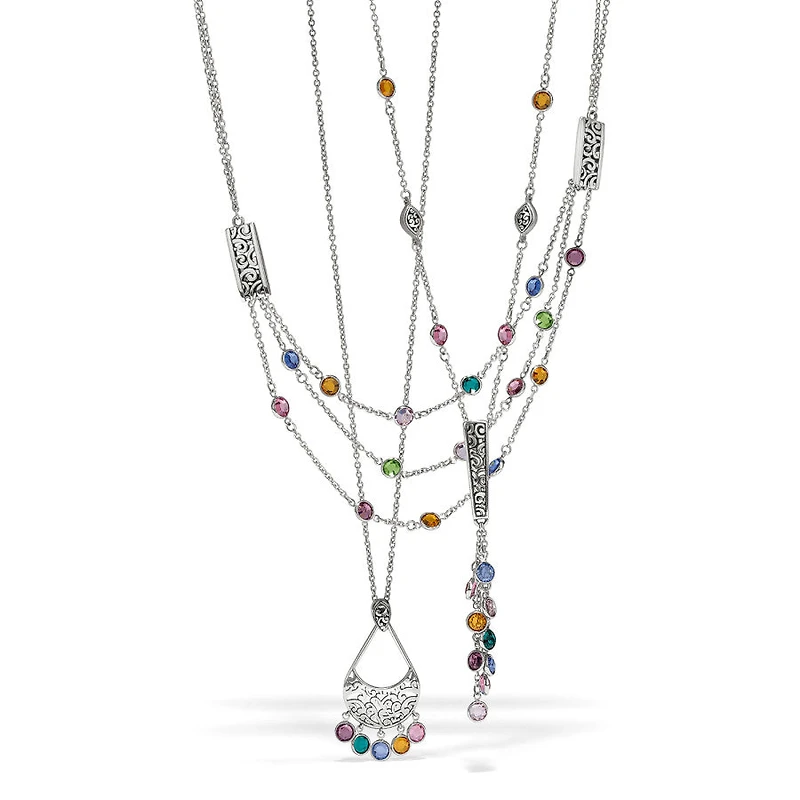 Elora Gems Multi Layer Necklace