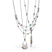 Elora Gems Multi Layer Necklace