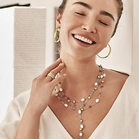 Eye Candy Pearl Short Necklace