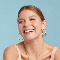 Ferrara Entrata Medium Hoop Earrings