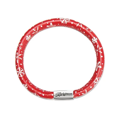 Festive Snowflakes Woodstock Bracelet