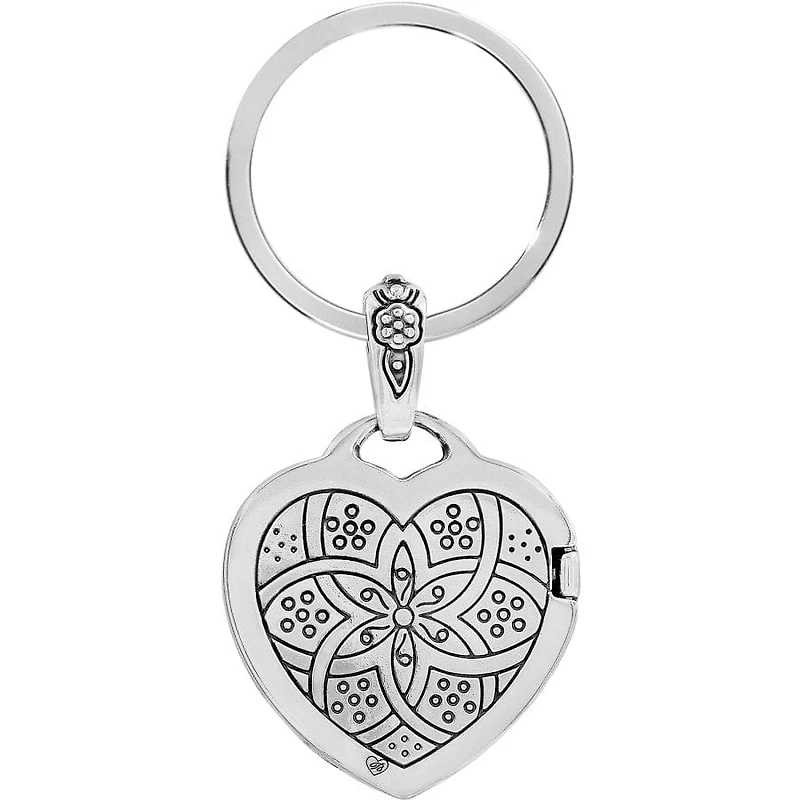 Floral Heart Key Fob