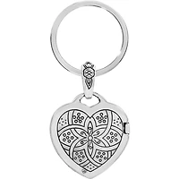 Floral Heart Key Fob