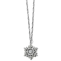 Glint Snowflake Necklace