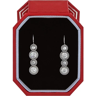 Infinity Sparkle French Wire Earrings Gift Box
