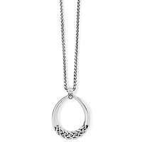 Interlok Braid Drop Necklace