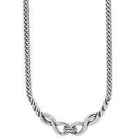 Interlok Infinity Collar Necklace