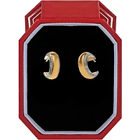 Interlok Noir Small Hoop Earrings Gift Box