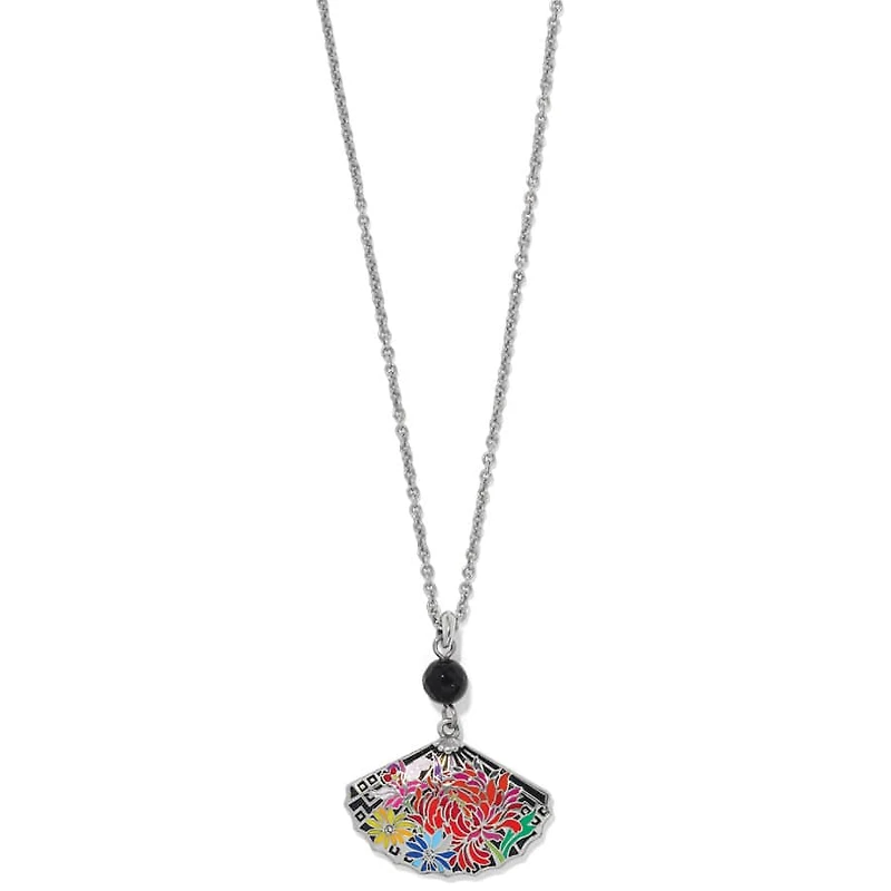 Kyoto In Bloom Fan Petite Necklace