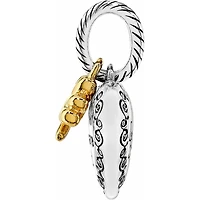 Lucky Twirl Heart Charm