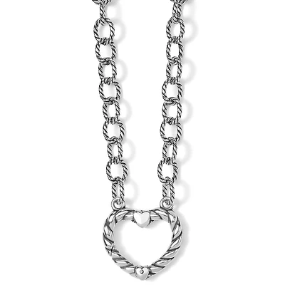 Mabel Heart Charm Holder Necklace