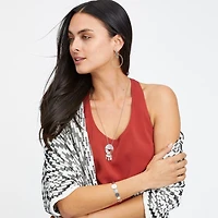 Marrakesh Soleil Post Hoop Earrings