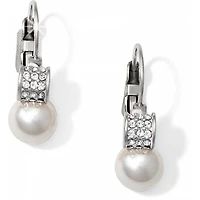 Meridian Petite Pearl Leverback Earrings