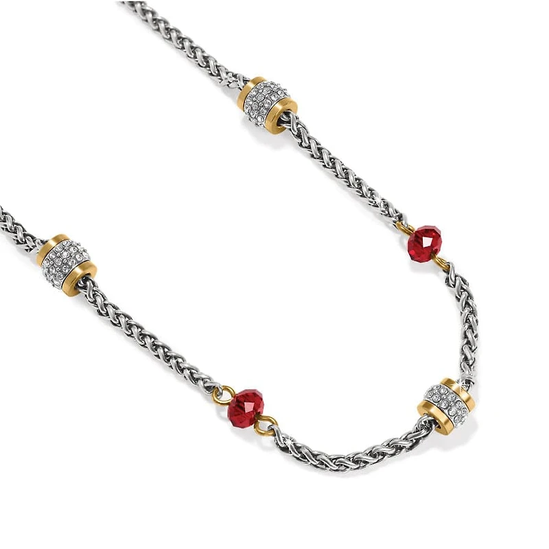 Meridian Red Short Necklace