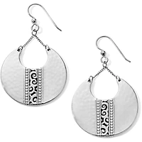 Mingle Disc Large French Wire Earrings