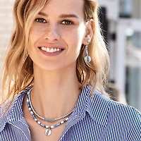 Mingle Shores Beaded Sphere Necklace