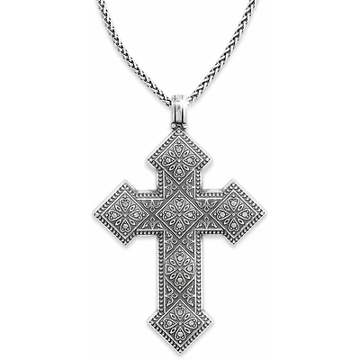 Mumtaz Cross Convertible Long Necklace