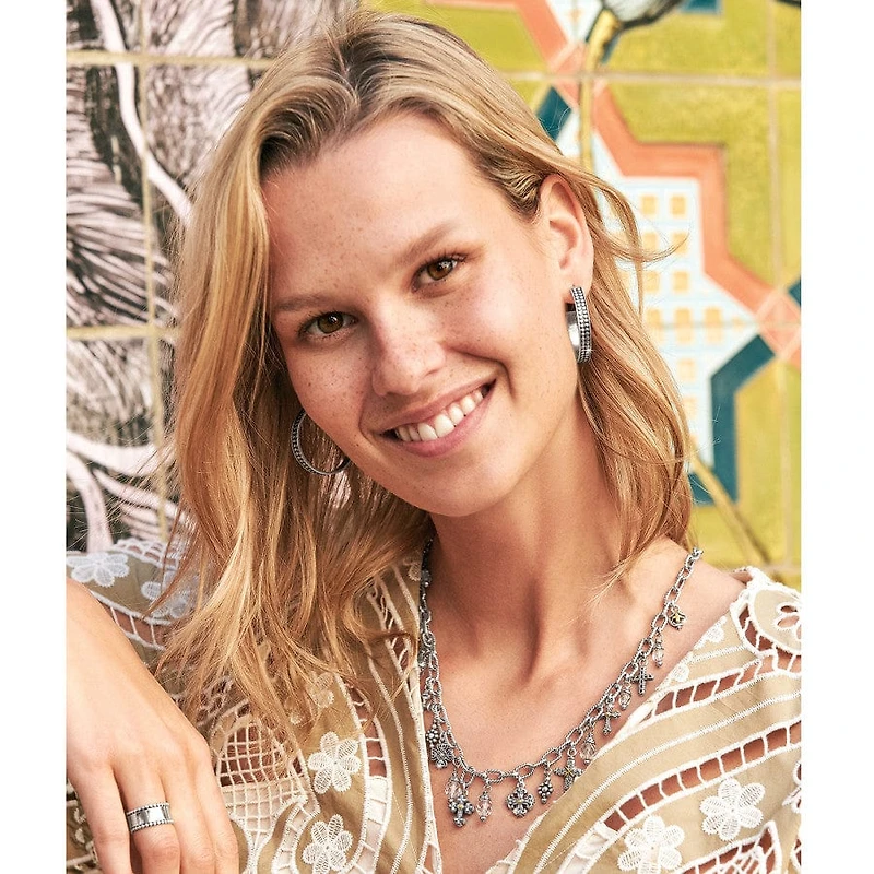 One Cross Charm Necklace