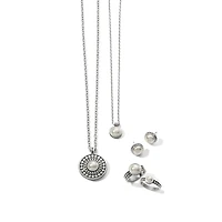 Pebble Dot Pearl Slim Band Ring