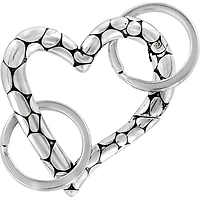 Pebble Heart Valet Key Fob