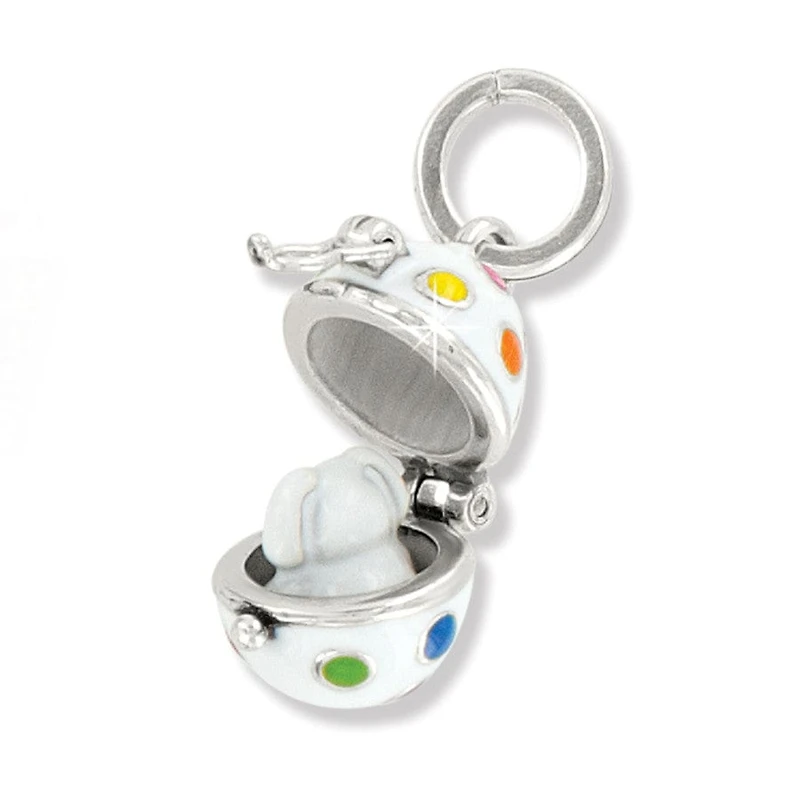 Polka Dot Easter Egg Charm
