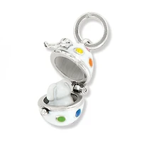 Polka Dot Easter Egg Charm