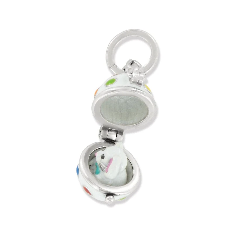 Polka Dot Easter Egg Charm