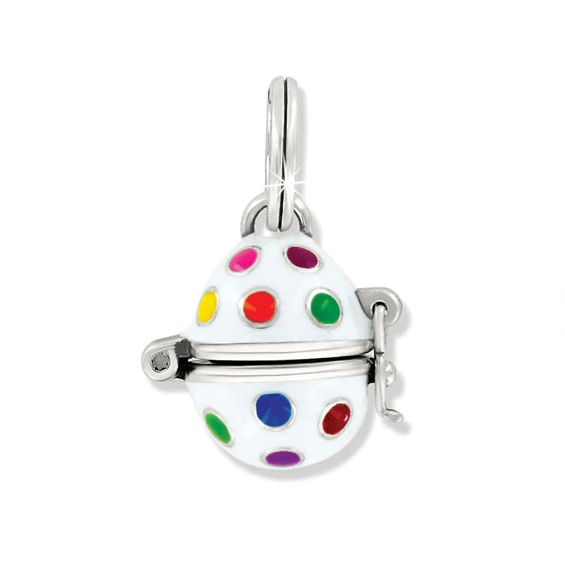 Polka Dot Easter Egg Charm