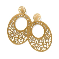 Posh Garden Post Drop Earrings