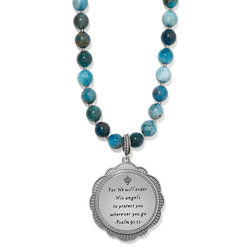Protection Angel Medallion Necklace