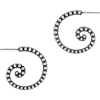 Sea Of Love Crystal Hoop Earrings