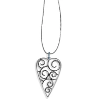 Sea of Love Heart Convertible Reversible Necklace