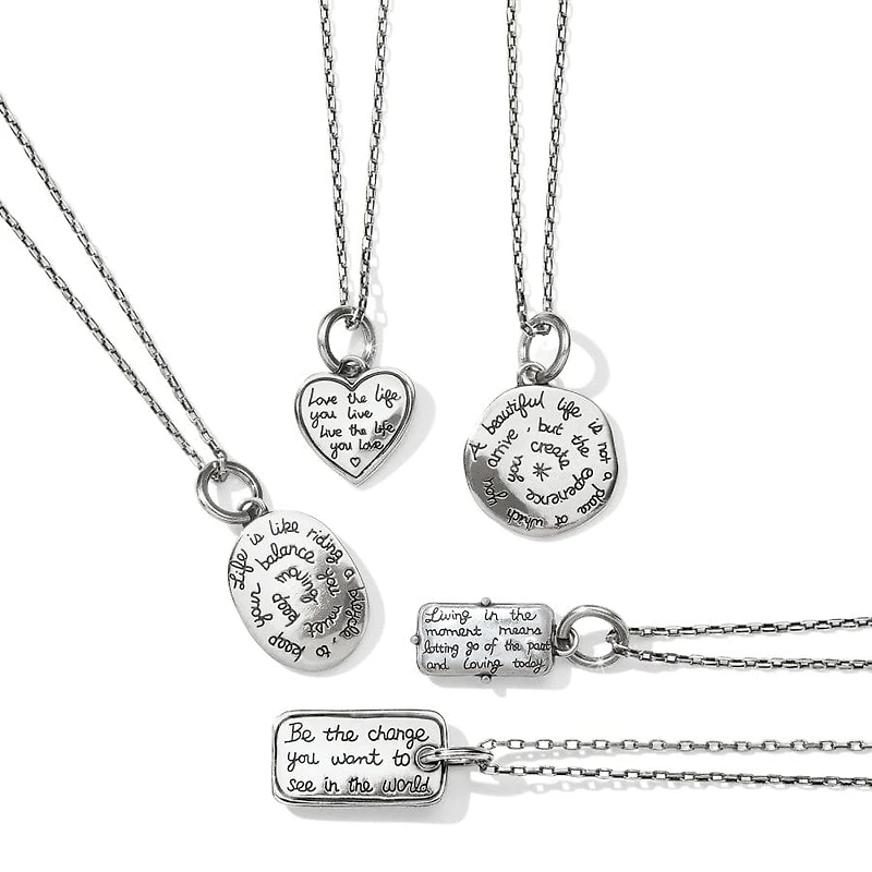 Sentiments Love Today Reversible Necklace