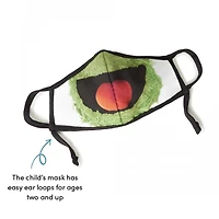 Sesame Street Oscar The Grouch Child Face Mask