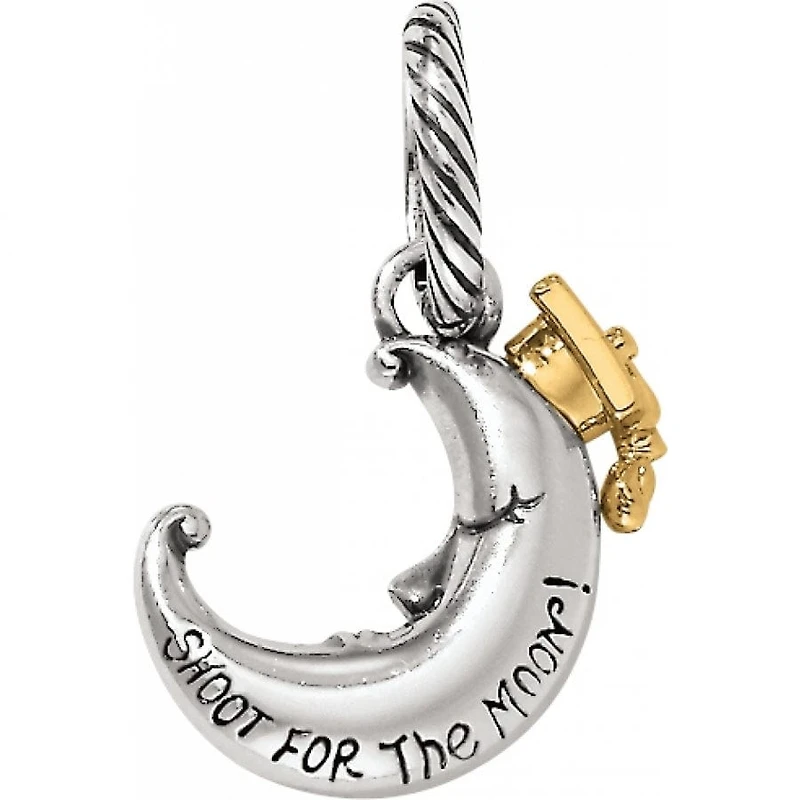 Shoot For the Moon Charm