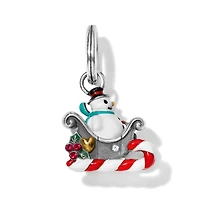 Snowman Sleigh Charm