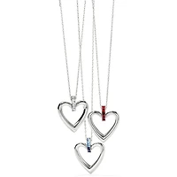 Spectrum Open Heart Necklace