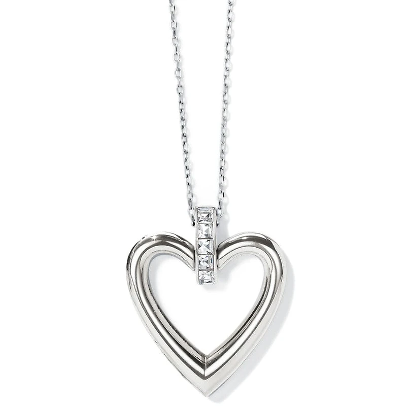 Spectrum Open Heart Necklace