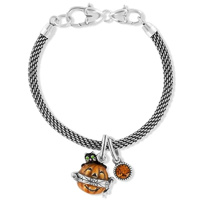 Spooky Pumpkin Halloween Bracelet