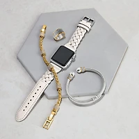Sutton Braided Leather Watch Band