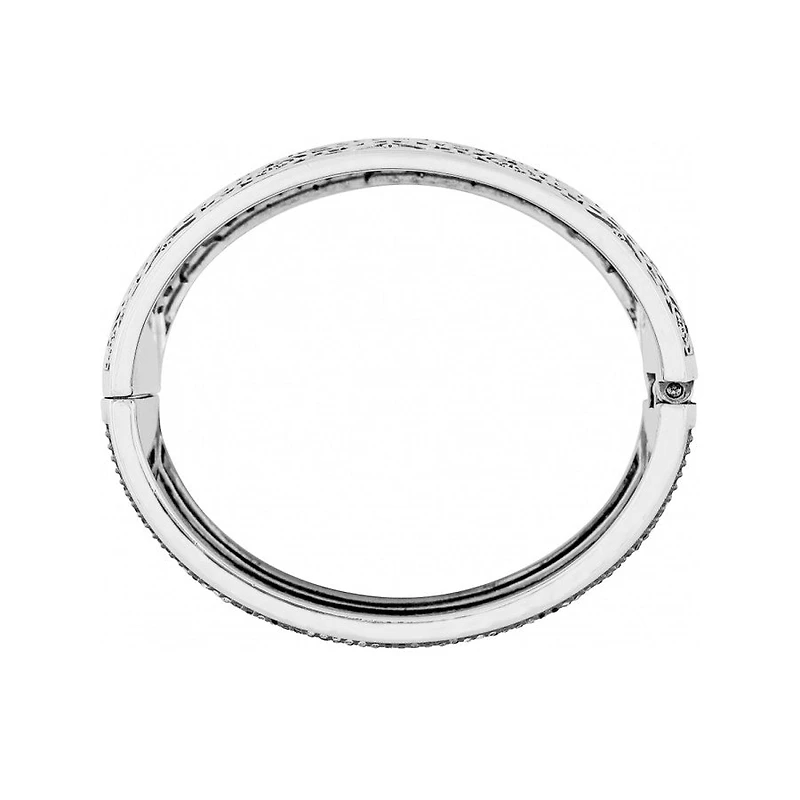 Victorian Rose Hinged Bangle