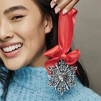 Winter Snowflake Christmas Ornament