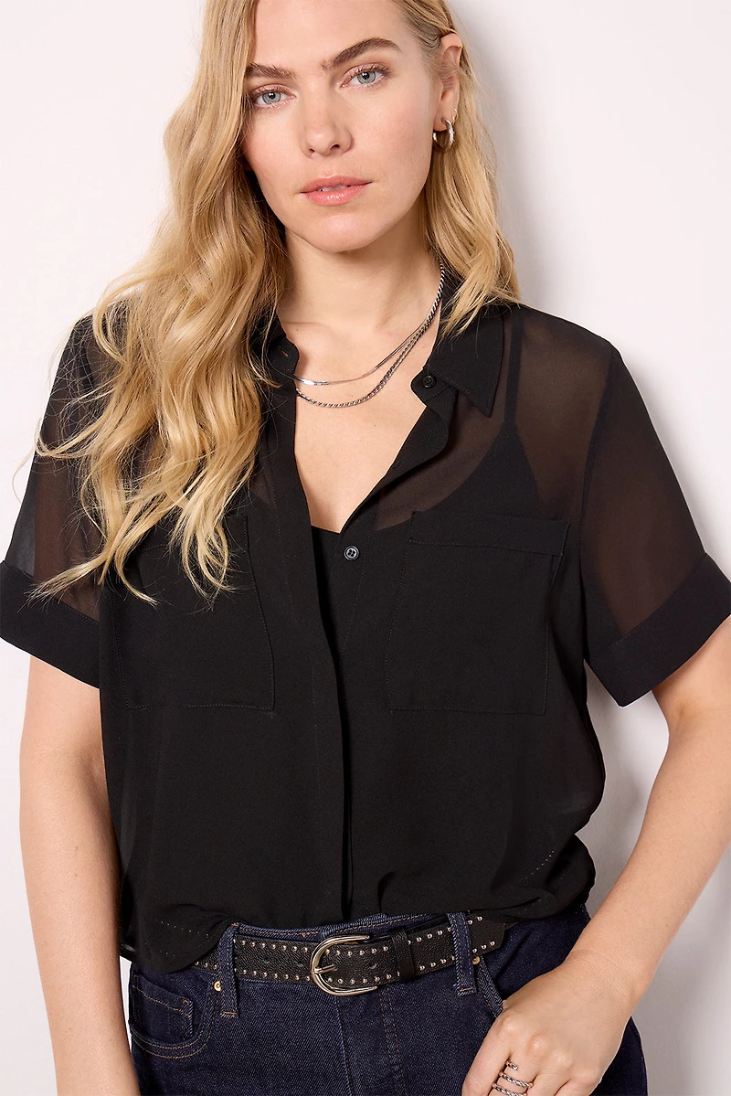 Aly Sheer Shirt